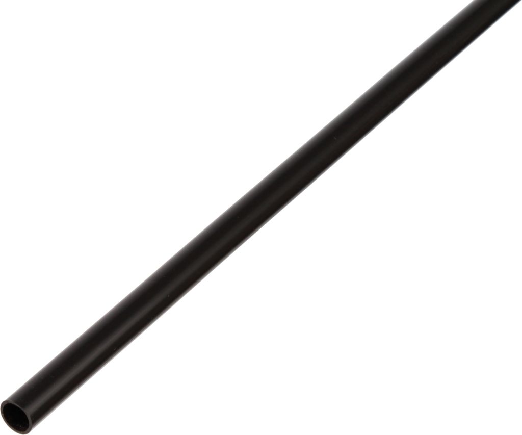 Alberts Rundrohr | Kunststoff, schwarz | 1000 x 10 x 1 mm Produktbild 
