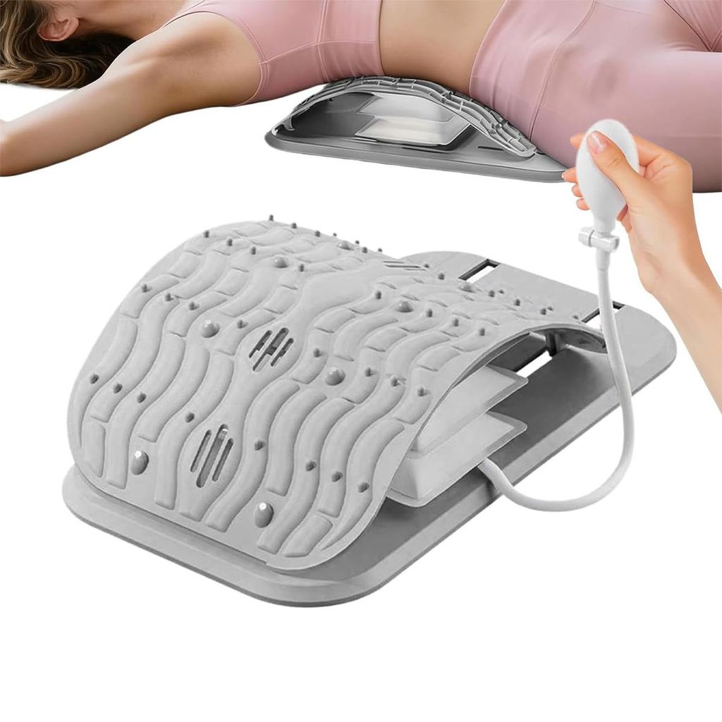 Rückenstrecker ,266°Rückenmassagegerät zur verbesserten Dehnung oberer und endenwirbelsäule,und Massagepunkten zur Linderung von Bandscheibenv...