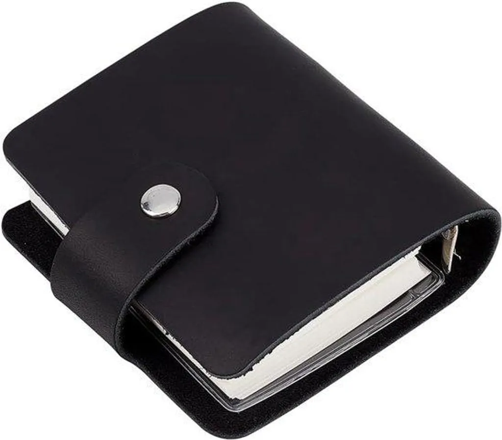 Carnet cuir A9 vintage robuste, 120 pages lignées pour notes de poche