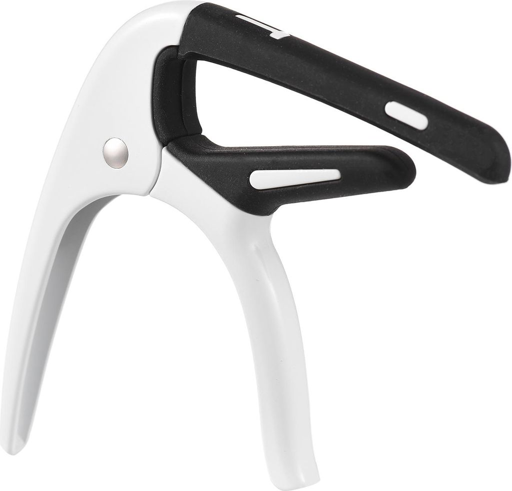 Jeffergarden Professioneller Gitarren -Zink -Legier -Gitarrentuner mit Auswahl fr Akustische Elektro -Ukulele -Mandoline Komfortable Handgefhl (WHITE)