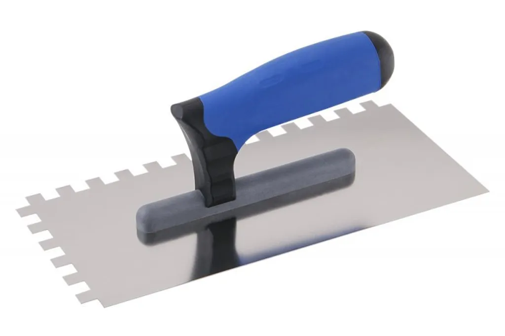 Cazzuola Kubala Acciaio Inox 130x270mm Dentata 10x10 G-11 Professionale