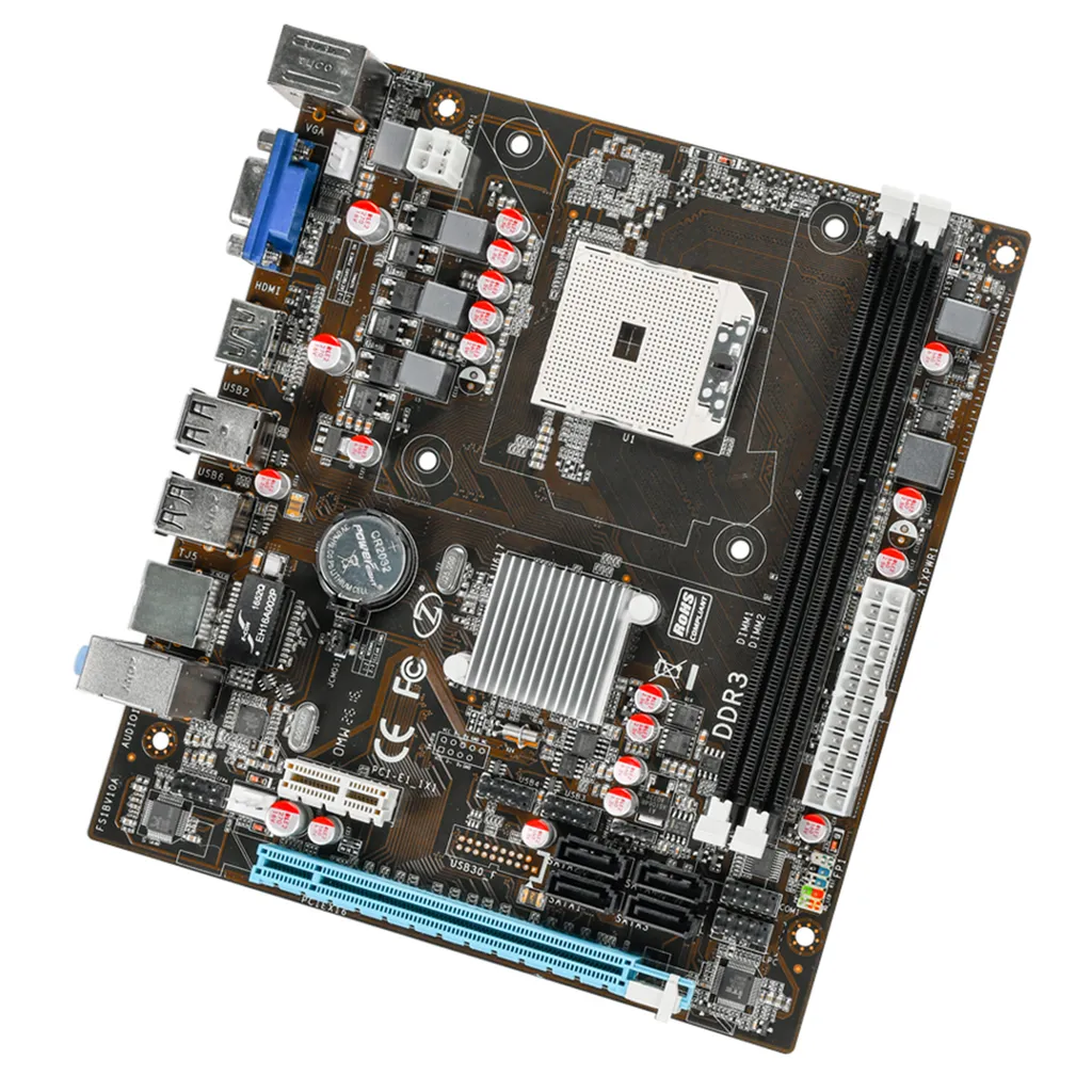 Carte mère Micro-ATX A55M compatible processeur AMD série A socket FM1 - 2