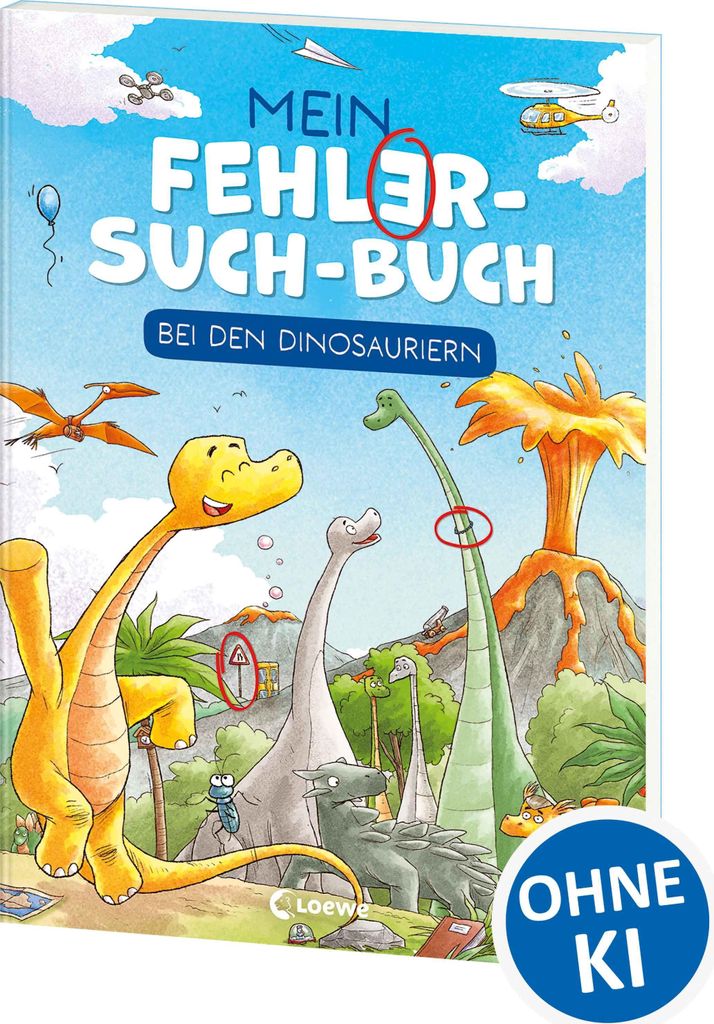 Mein Fehler-Such-Buch - Bei den Dinosauriern