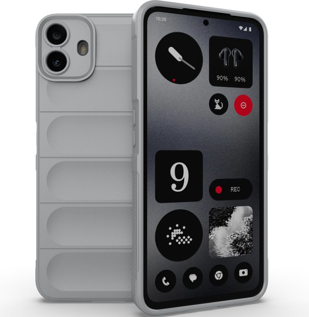 Handyhülle für Nothing CMF Phone 1 Weich TPU Silikon Stossfest Anti-rutsch Hülle Grau