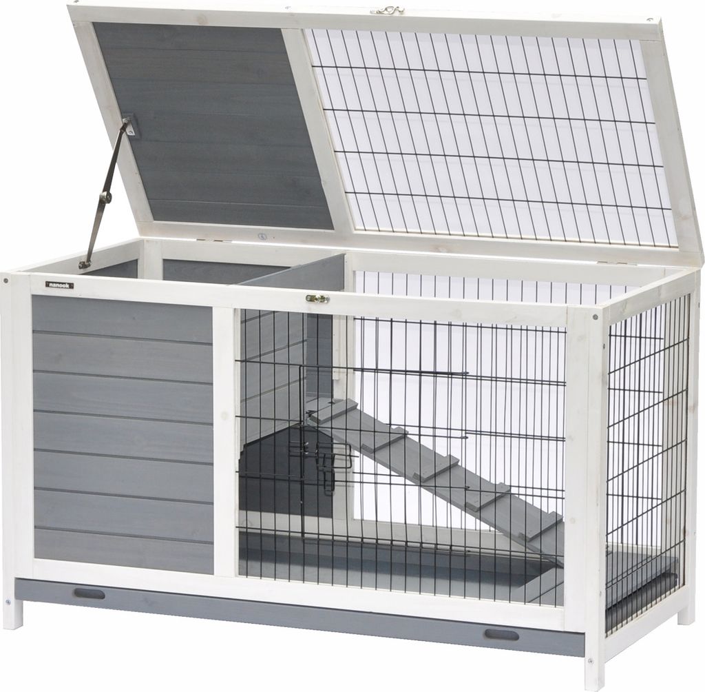 Meerschweinchenstall Easy grau weiß Produktbild 
