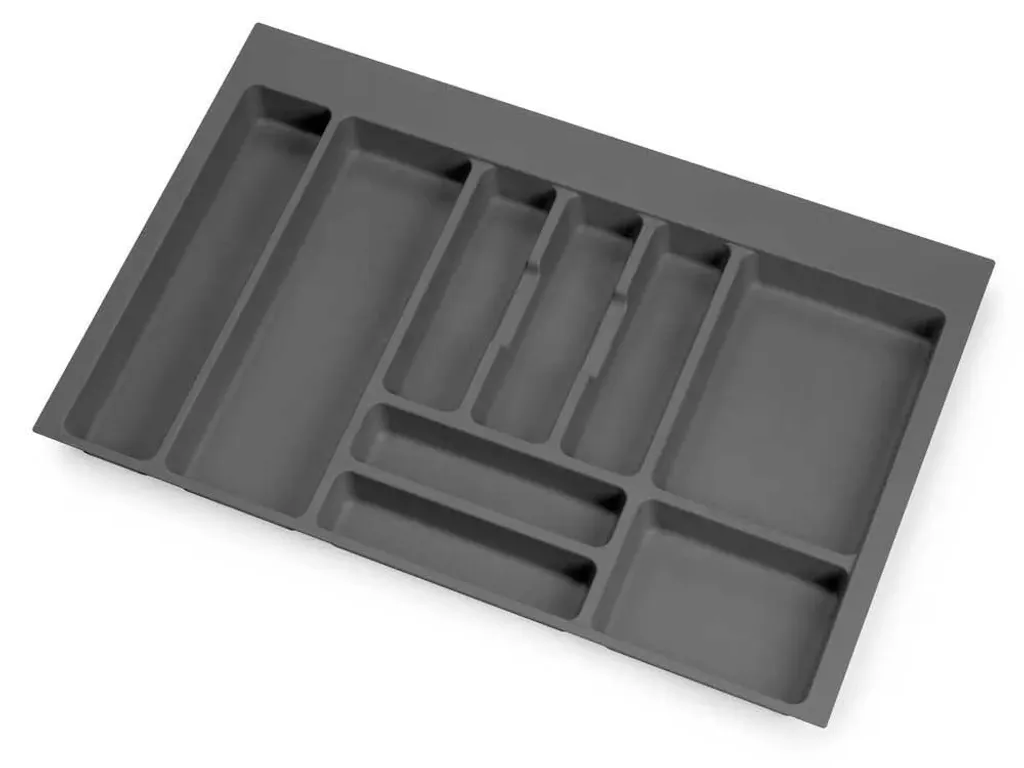 Organisateur de Tiroir Cuisine 800mm Optima Vertex Anthracite 500 mm