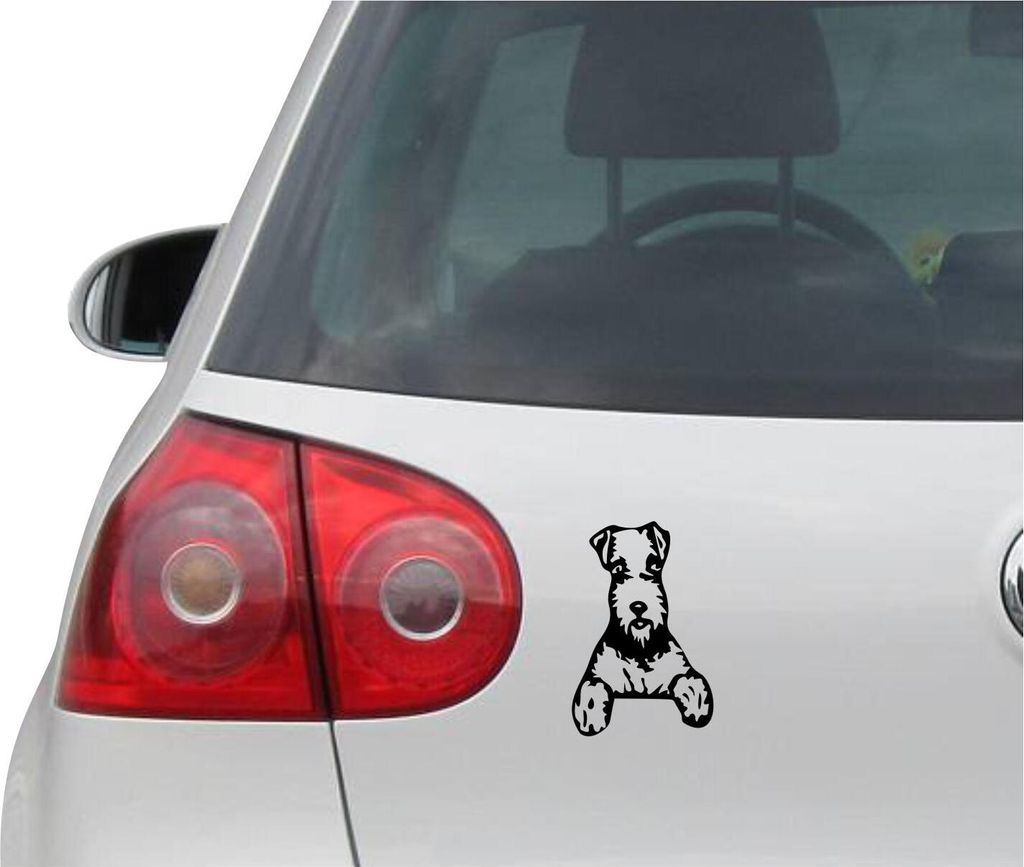 Aufkleber / Autoaufkleber - JDM - Die cut - AIrotALE - Hund - Folie Auto Decal Sticker #1483 - schwarz - 101mm x152mm