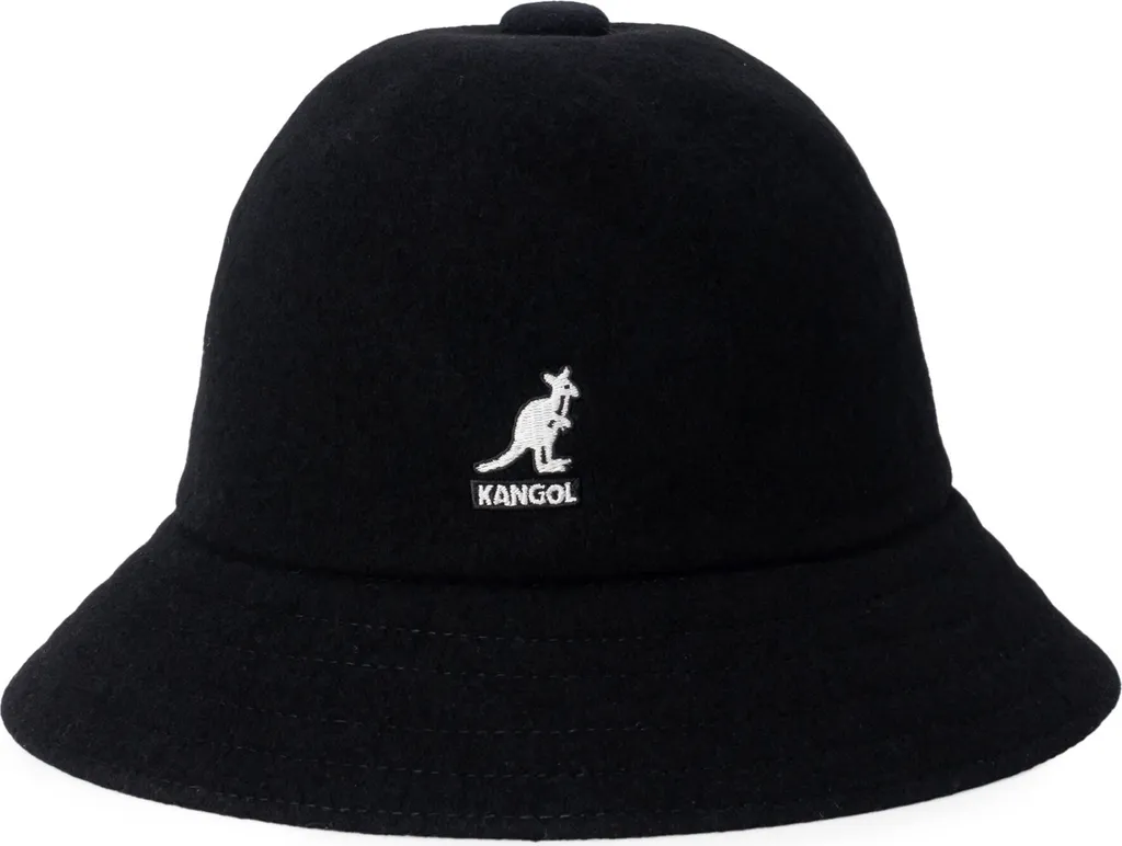 Béret Kangol en Laine Noire pour Homme - Accessoire de Mode Hiver Taille S