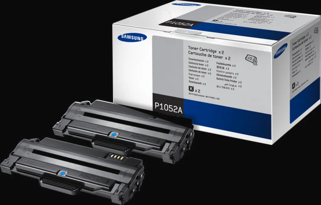 Toner noir MLT-P1052A pack de 2 : fini les impressions floues avec HP