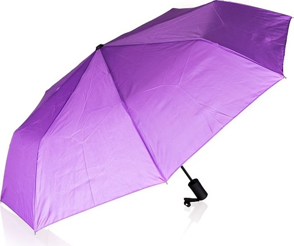 Dáždnik, praktický, automatické otváranie 52 cm Fialový Obrázok produktu 