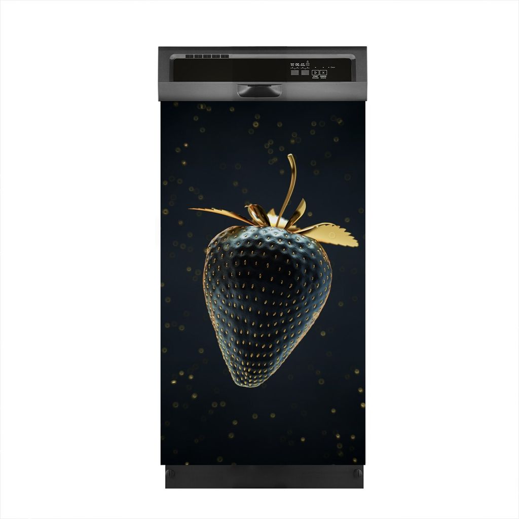 Magnete Dekorative 45x80 cm Küche Magnetmatte Spülmaschine - Goldenes Gemüse Früchte