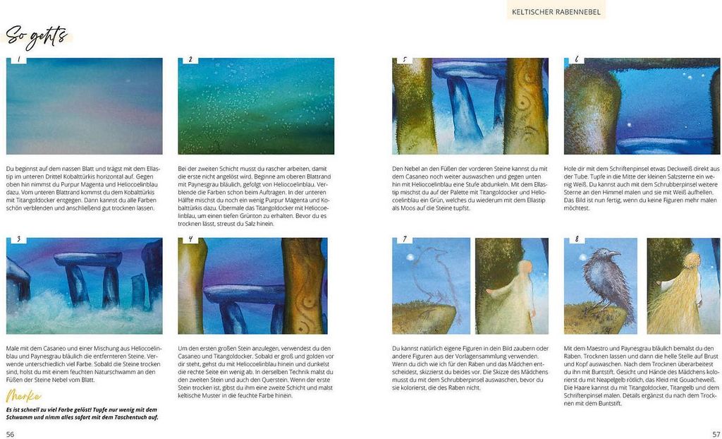 Magische Landschaften in Aquarell Obrázok produktu 