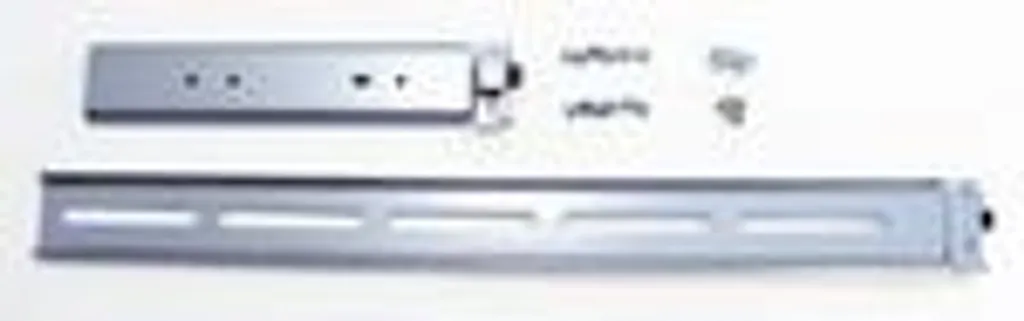 Rails télescopiques Inter-Tech 26" 1U 650 mm argenté pour rack serveur - 4