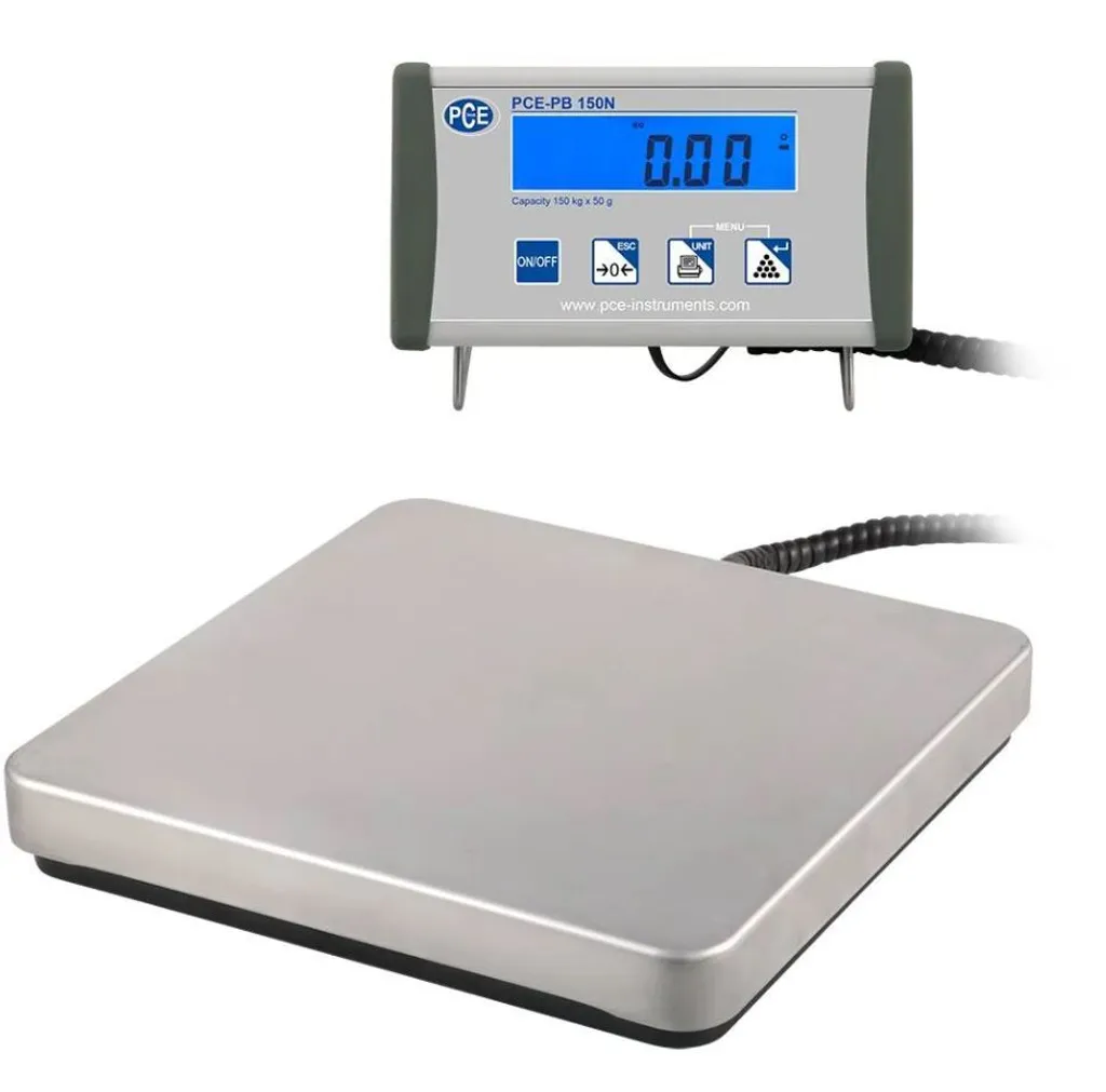 Balance PCE-PB 150N USB Bidirectionnelle 150 kg avec Fonction PEAK et LC
