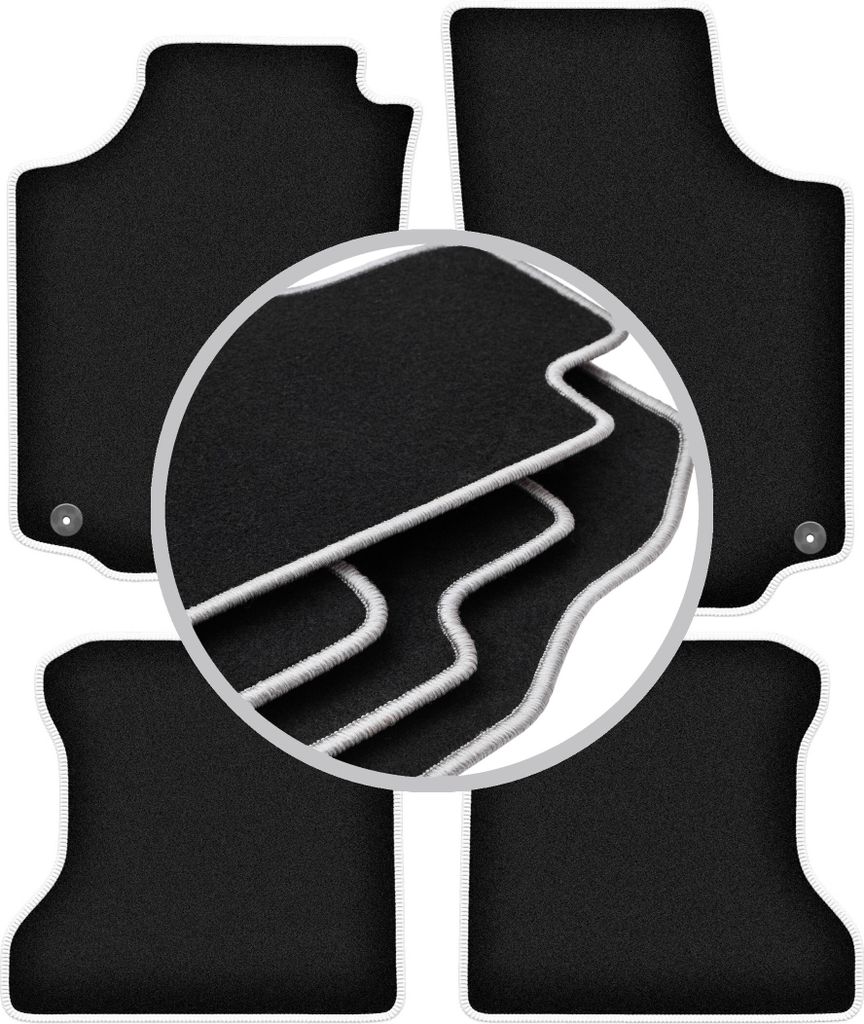 CARLUX-SILVER Automatten für: Opel Combo C Kombivan (2001-2011)