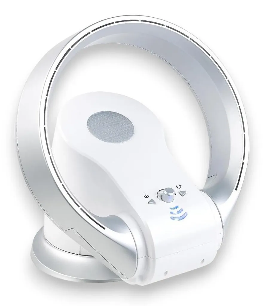 Ventilateur 30W sans pales invisible avec 7 vitesses et fixation murale