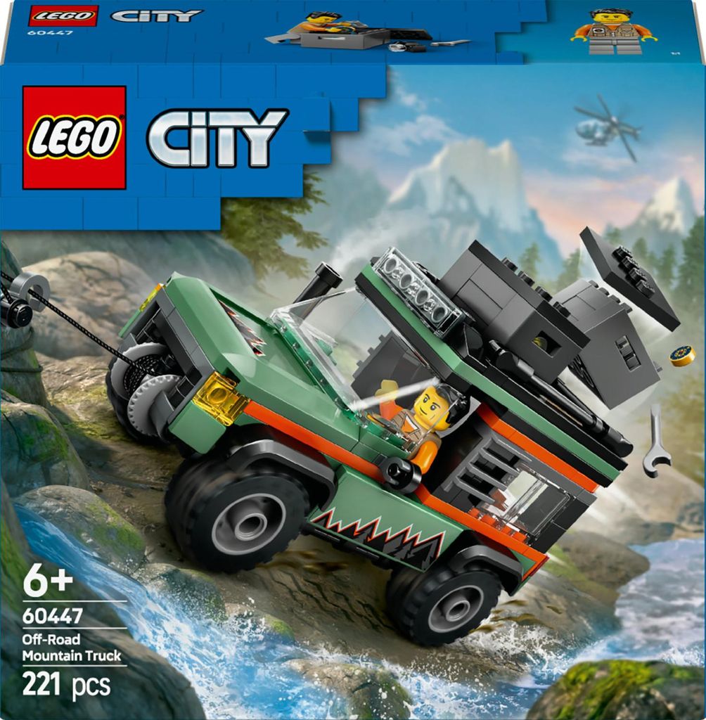 LEGO City Fuoristrada 4x4 di Montagna 60447 Set da Immagine del prodotto 