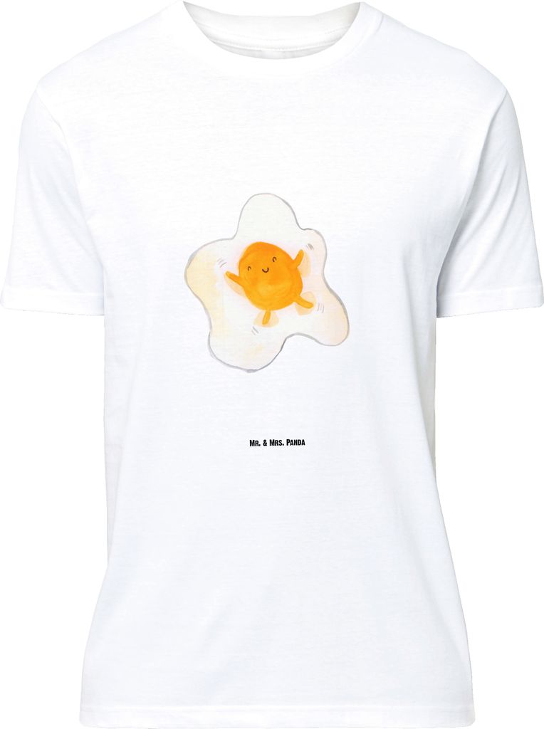 Mr. & Mrs. Panda Größe L T-Shirt Spiegelei Ei - Weiß - Geschenk, Lustige Sprüche, Glücklich, Liebe, Tshirt, mit Spruch, Shirt, Schön, Tag