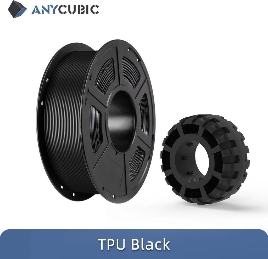 3D-Drucker Filament - PLA - Für FDM/FFF 3D-Drucker - 3 kg - Schwarz