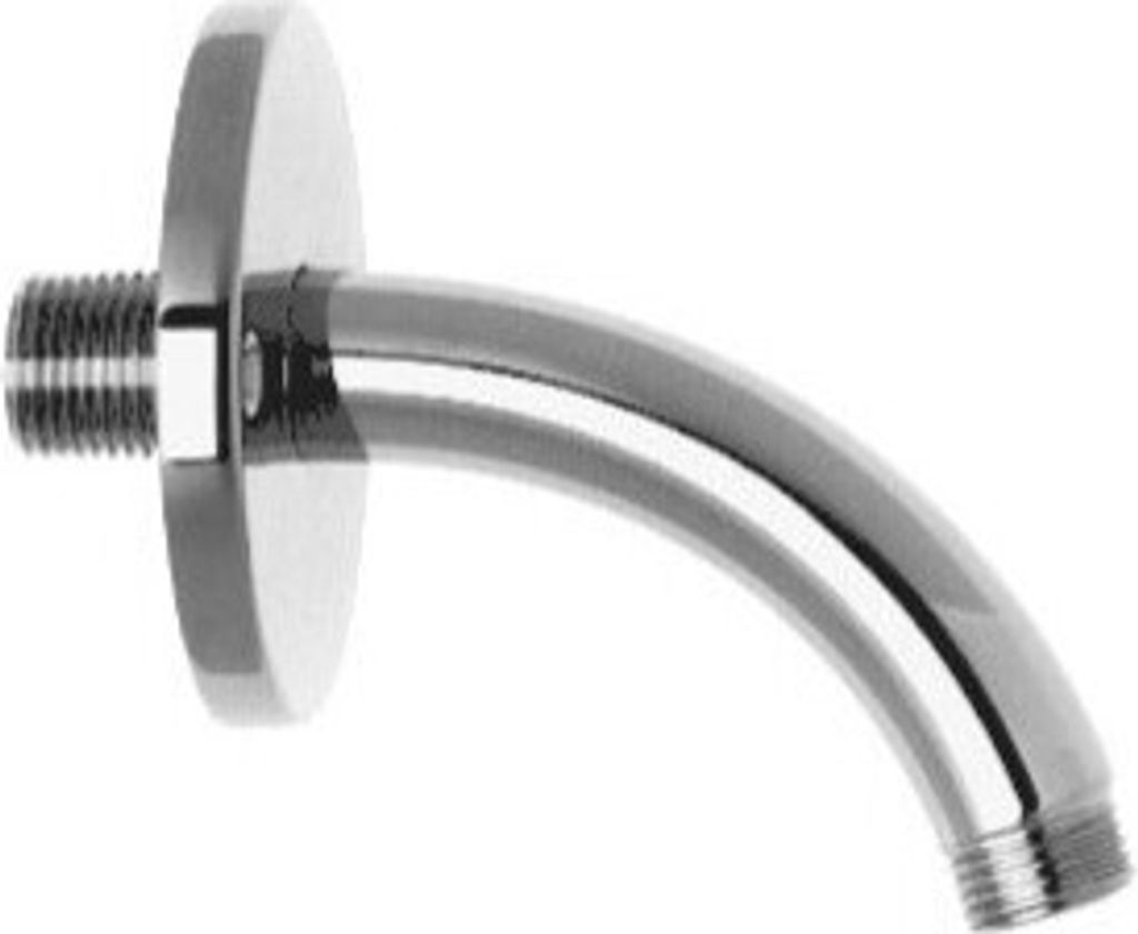 KWC Wandarm mit festem Wandflansch DN 15 aus Messing poliert verchromt