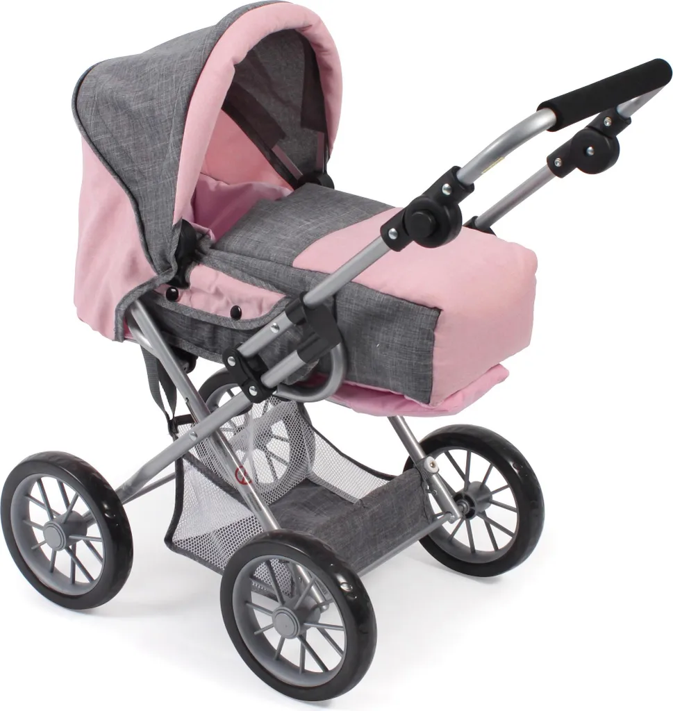 Poussette de poupée Leni Bayer Chic 2000 réglable pour grandir avec l'enfant