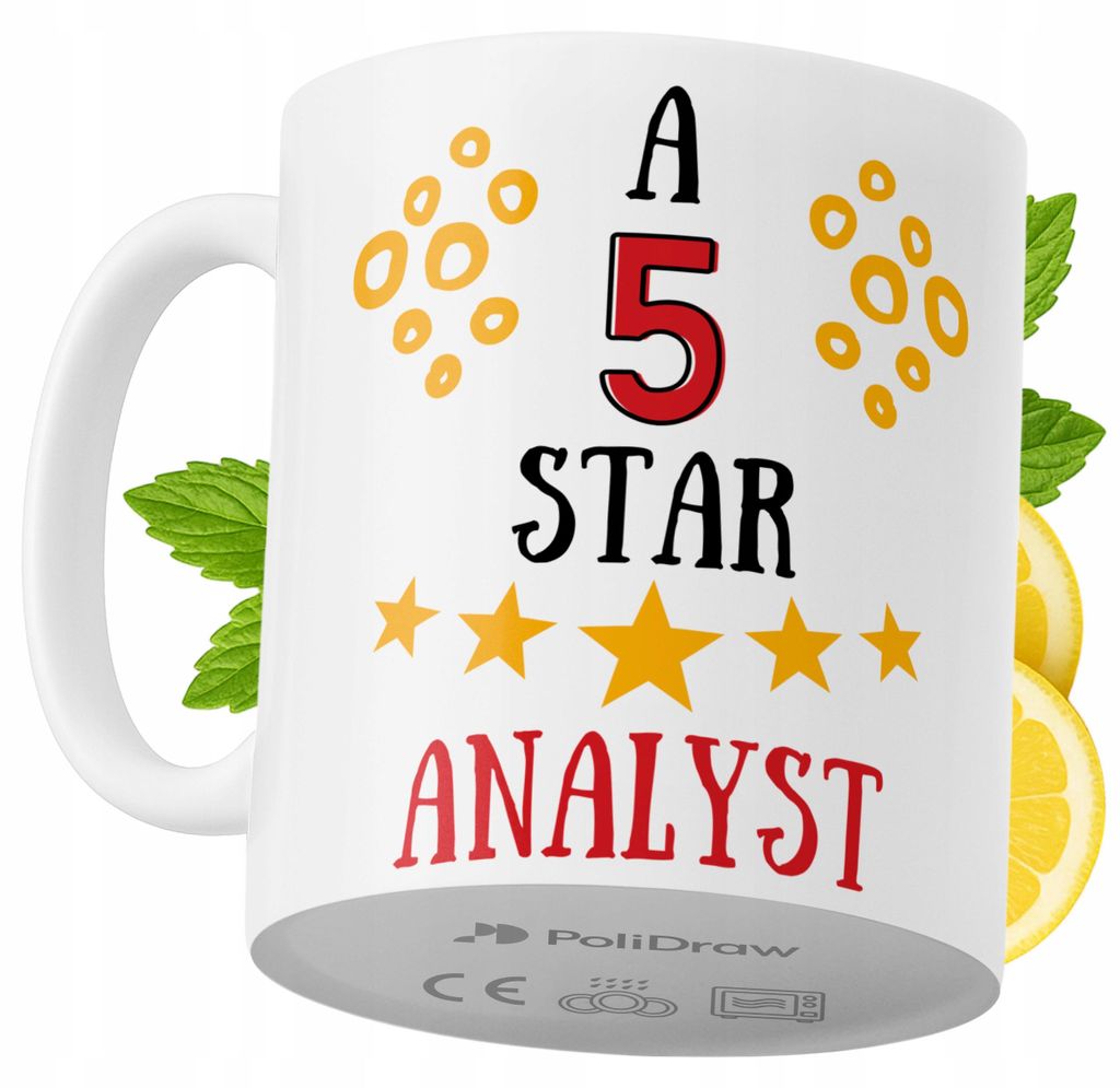 Lustige Kaffeetasse mit witzigem Textdesign für Analysten - ideal für Geburtstage, Namenstage, Feiertage und besondere Anlässe. Hochwertige Tass...