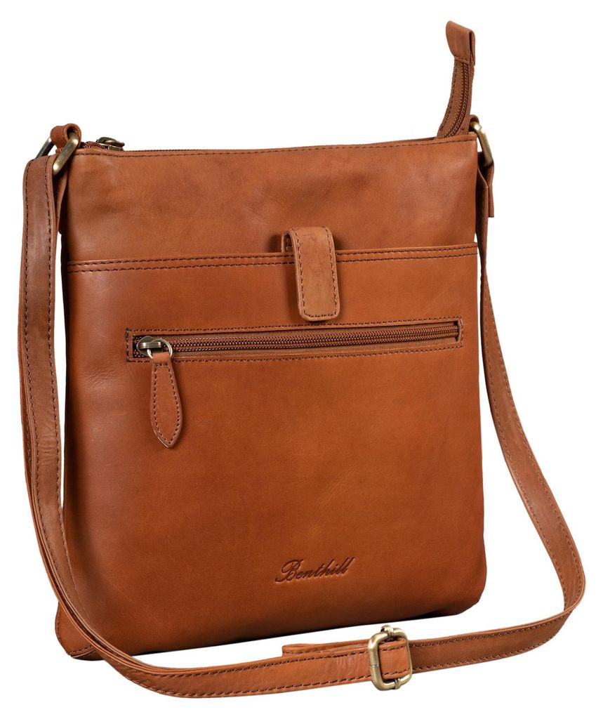 Benthill Umhängetasche Damen Leder - Shopper aus Rindsleder Produktbild 