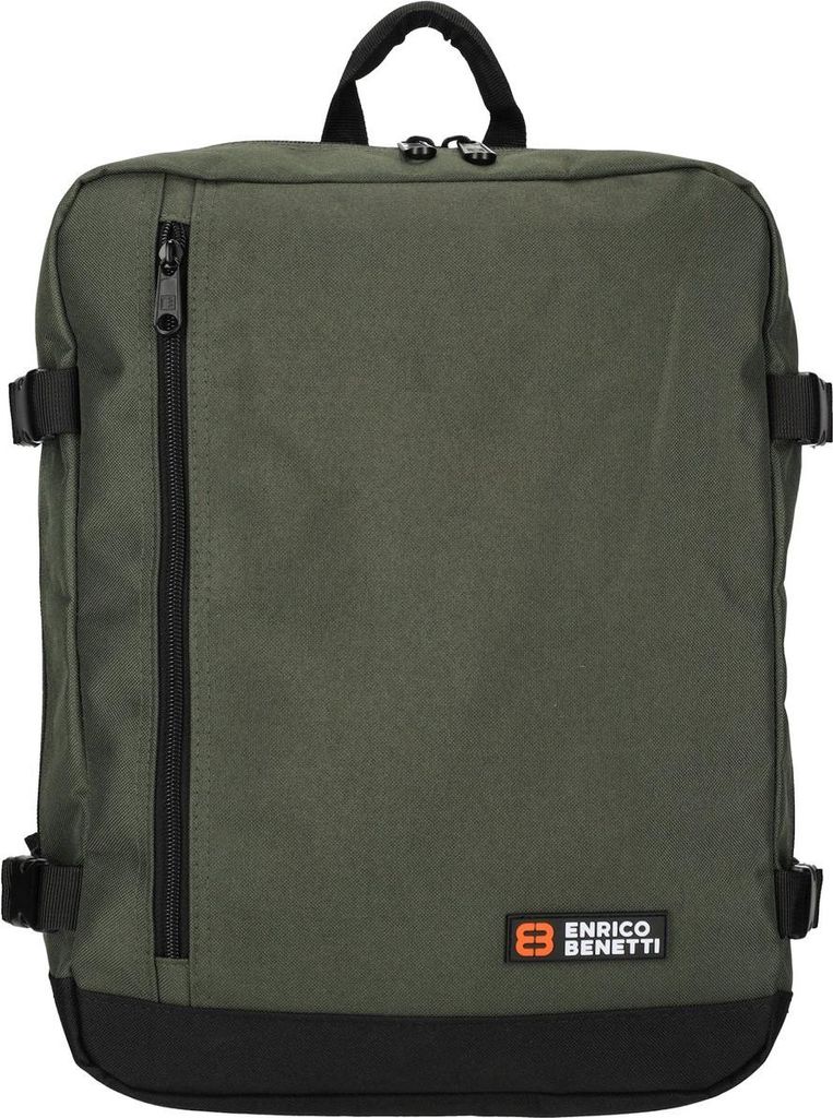 Enrico Benetti Rucksack oliv 17 Zoll Laptop Reisegepäck Polyester