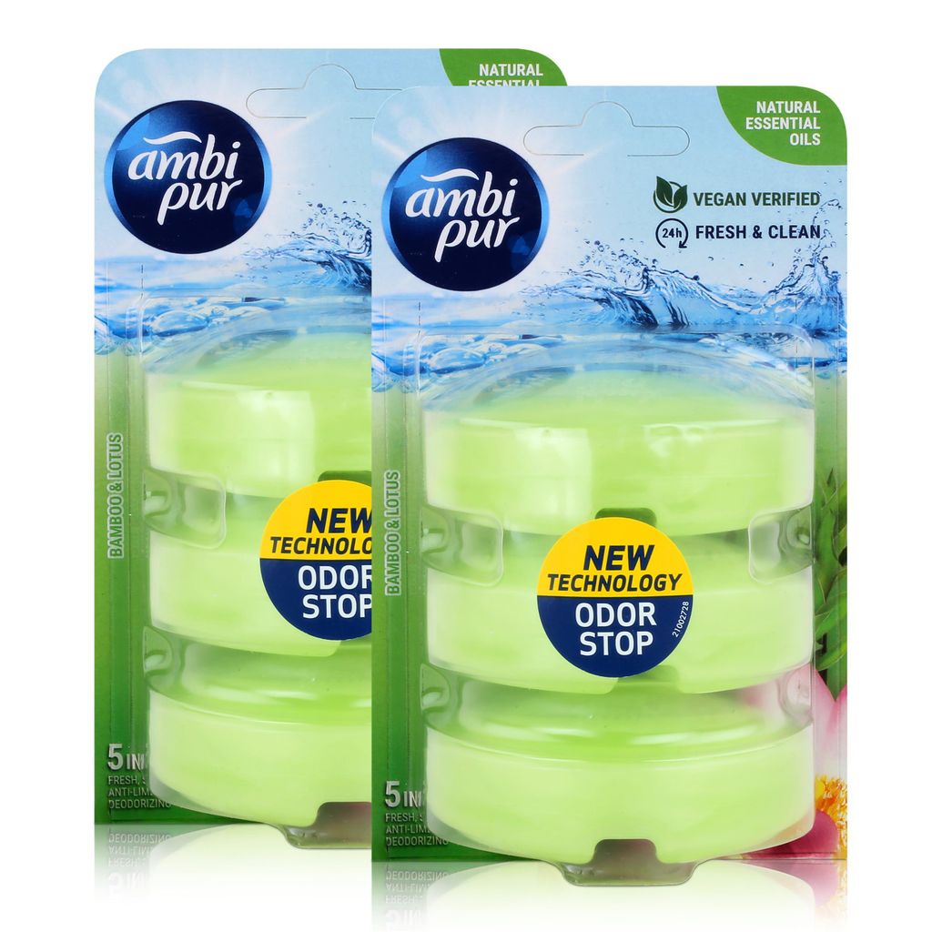 Ambi Pur WC-Frische Bamboo & Lotus Nachfüller 3x55ml (2er Produktbild 