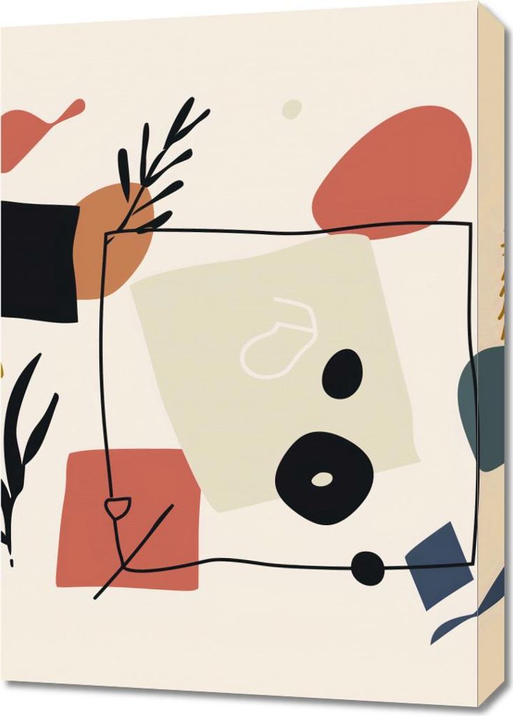 Bild 50x70cm Abstrakter Dialog
