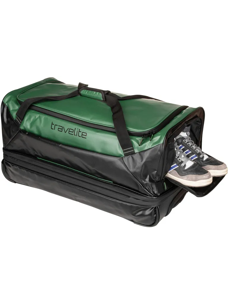 Sac de voyage trolley extensible grand volume 98L vert - 14