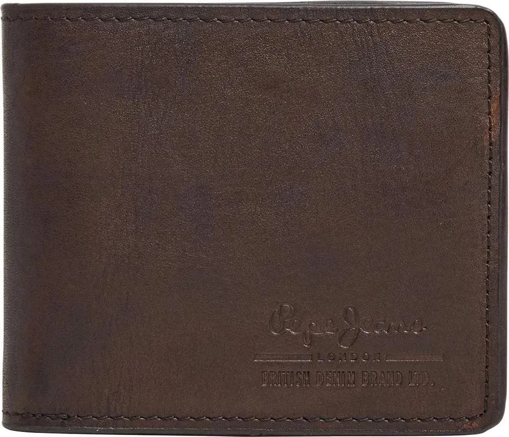 Portefeuille Pepe Jeans Tate Marron pour Homme en Cuir Taille Unique