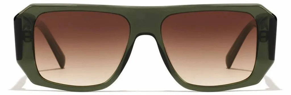 Hawkers HELL Green Terracotta - Lunettes de soleil vertes monture bio