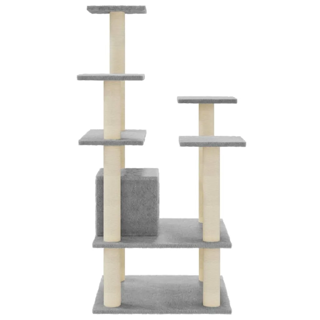 Recensione Graffiatoio vidaXL 110 cm | Sisal e Peluche Grigio Chiaro - 5