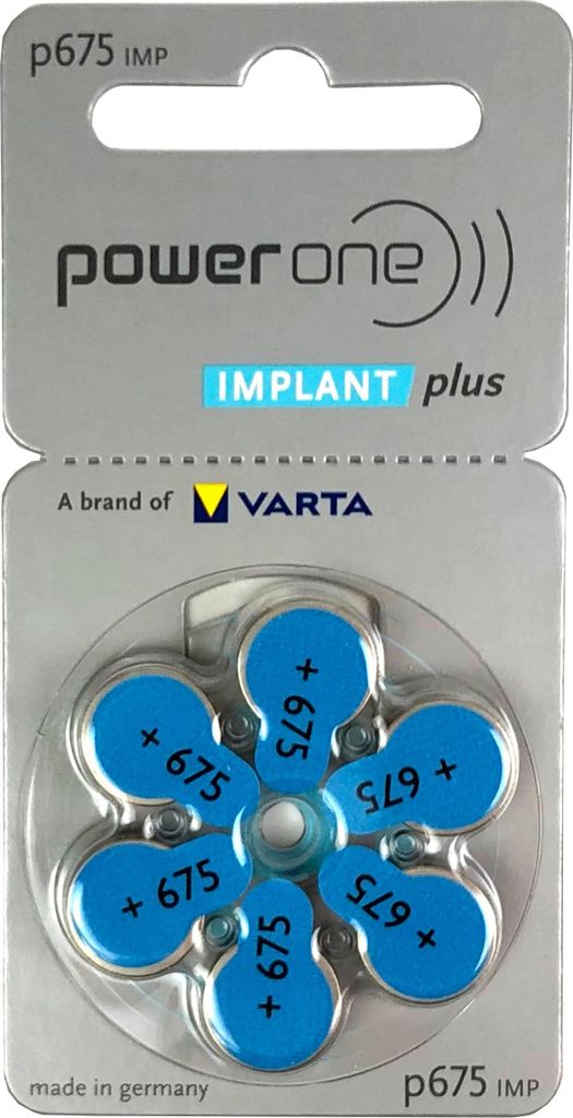 Batérie do načúvacích prístrojov Varta Power One Implant Obrázok produktu 