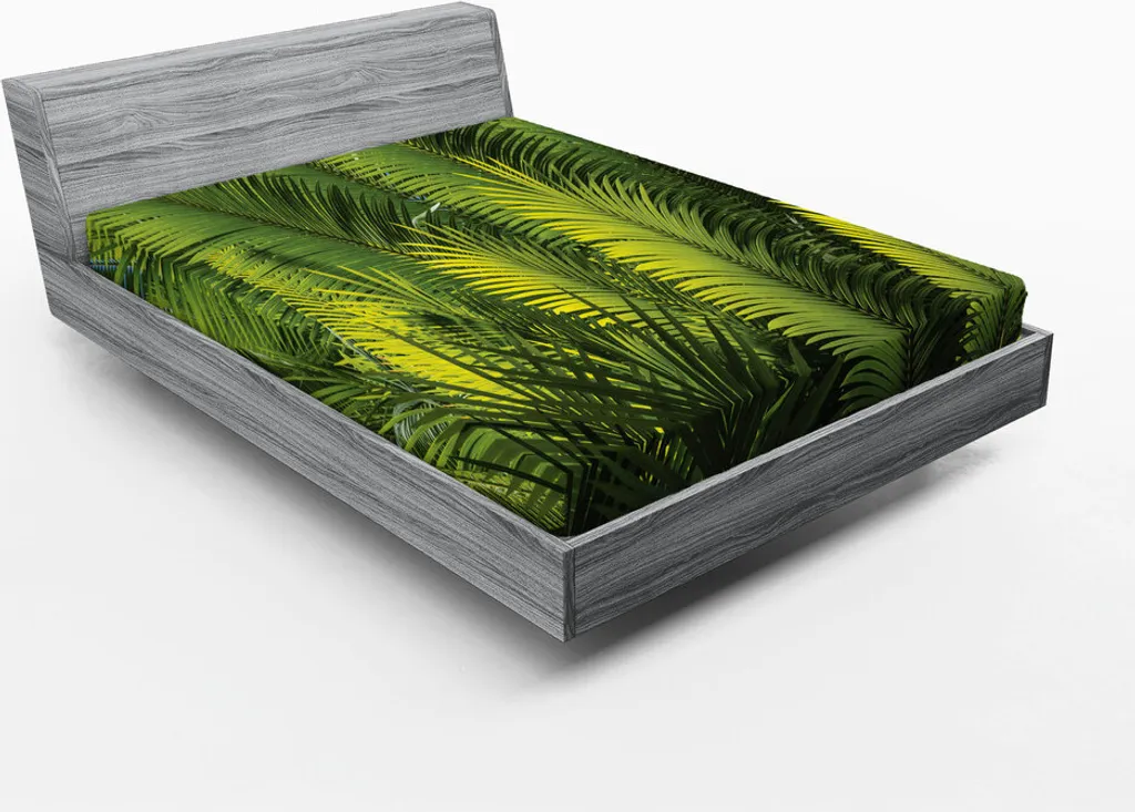 Drap-housse Jungle 180x200 cm pour Décoration de Chambre Thème Nature