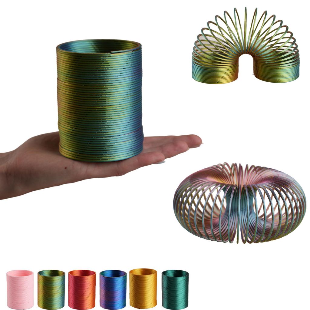 Ressort Slinky 10 cm - jouet spirale imprimé en 3D, PLA, Image du produit 