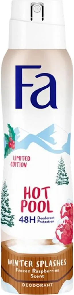 Fa Déodorant Spray Winter Splashes Frozen Raspberry 150ml - Lot de 12