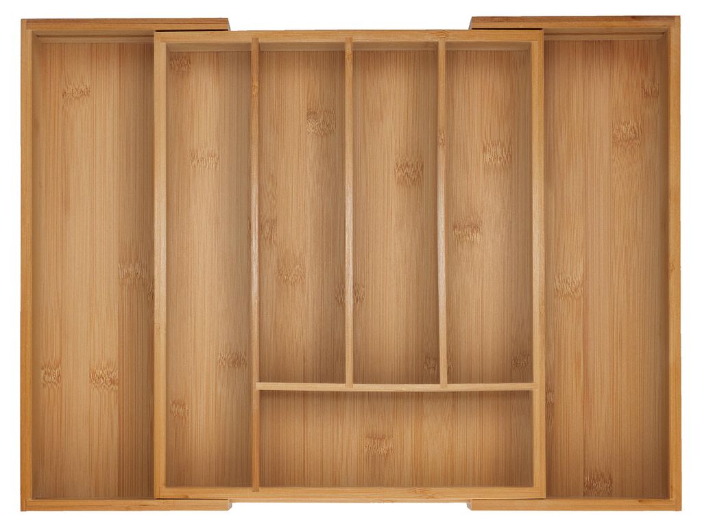 Portaposate Relaxdays, 5–7 scomparti, inserto estraibile Immagine del prodotto  Immagine generata dall'IA