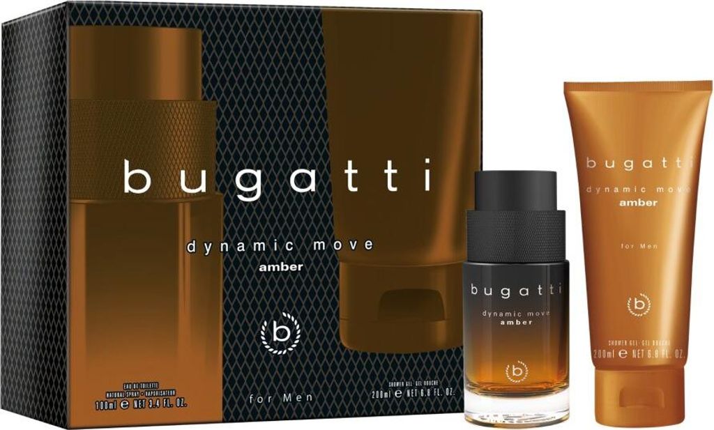 bugatti Dynamic move amber Geschenkset Produktbild 
