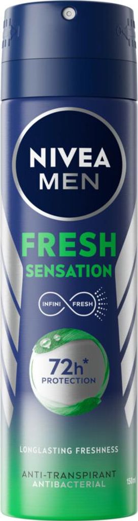 NIVEA MEN - Deodorant ve spreji - Svěží pocit - 150 ml - 1 Obrázek produktu 