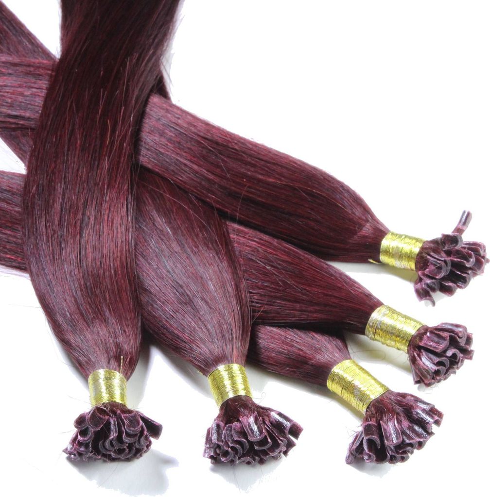 hair2heart Extensions Echthaar Bondings glatt - 25 Strähnen Produktbild 