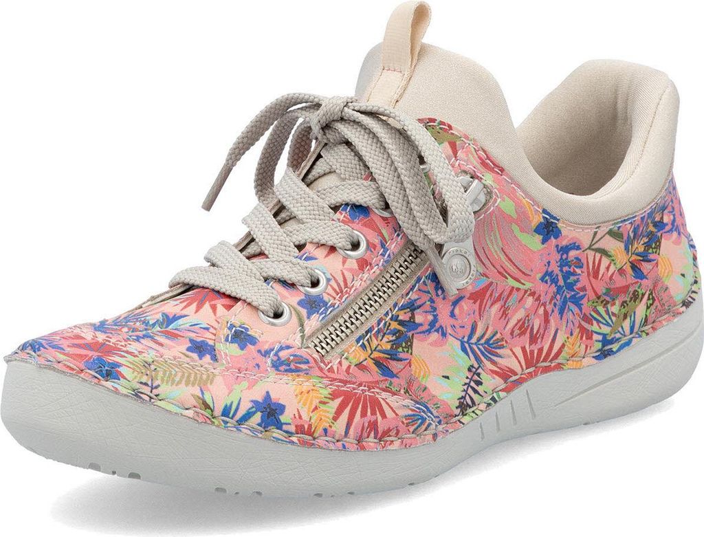 Rieker Damen Slip On Sneaker Bunt Synthetik Textil Mix Größe: 36