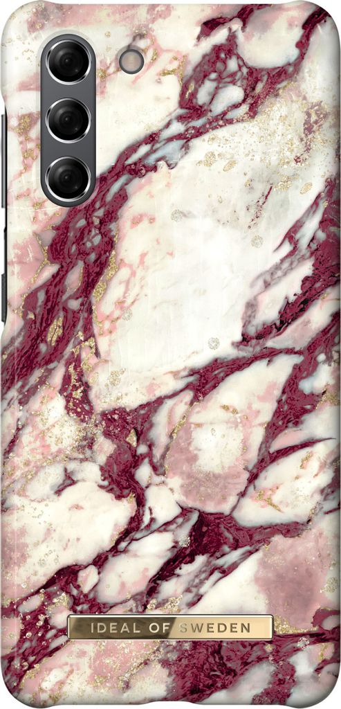 iDeal of Sweden Galaxy S21 Case - Calacatta Ruby Marble