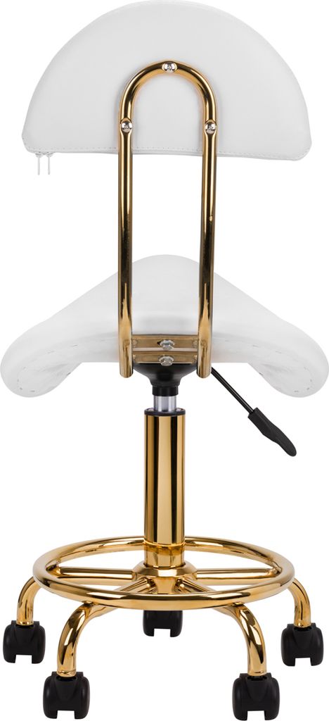 Kosmetikhocker 6001-G gold-weiß Produktbild 4