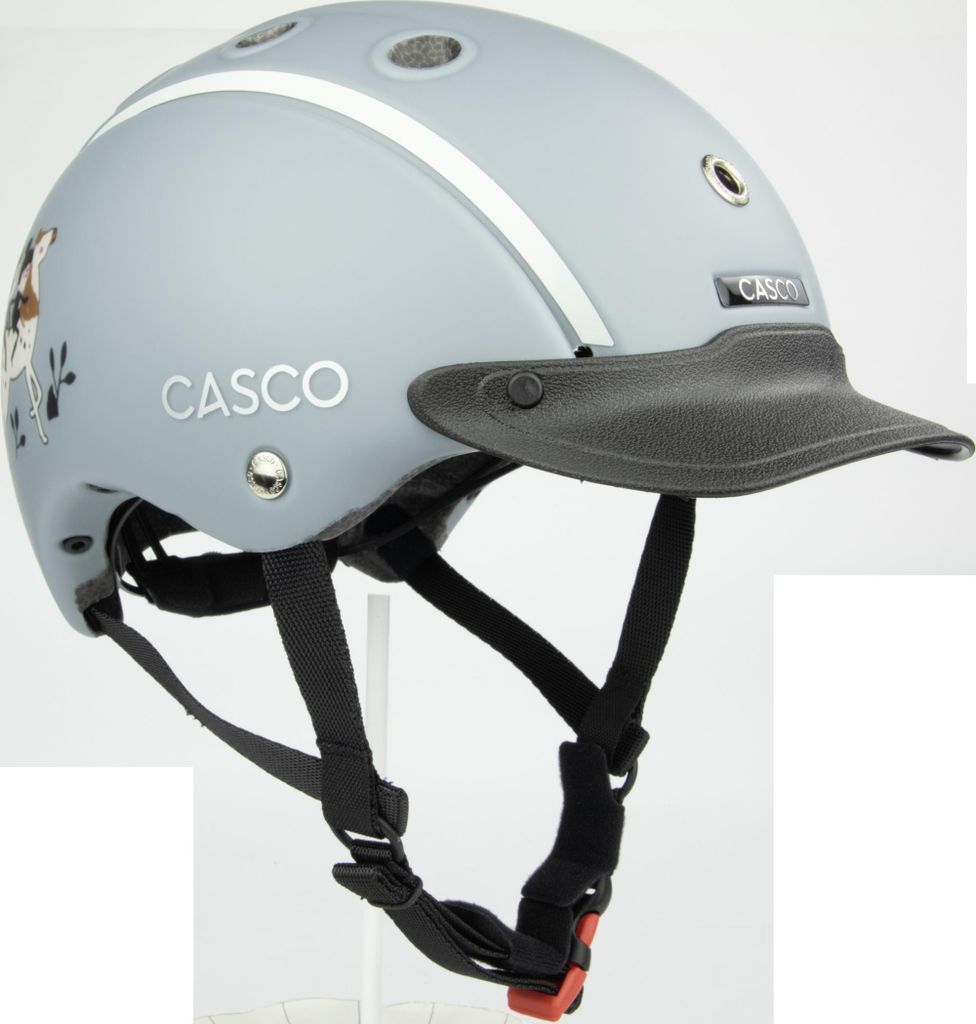 CASCO Nori Iconic Trail of Tales Reithelm Kinderreithelm, Farbe:grau comic, Größe:50-52 cm