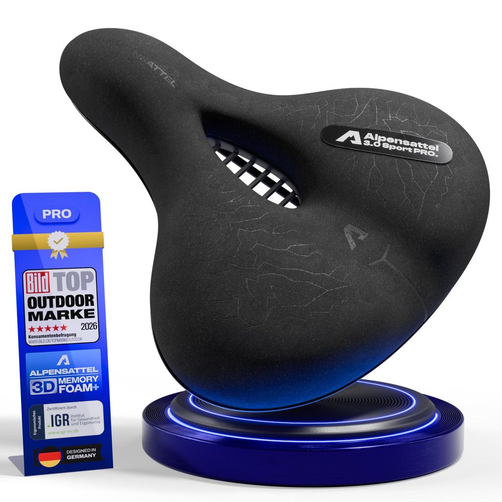 Fahrradsattel 3.0 PRO, ergonomisch, wasserdicht & Produktbild 