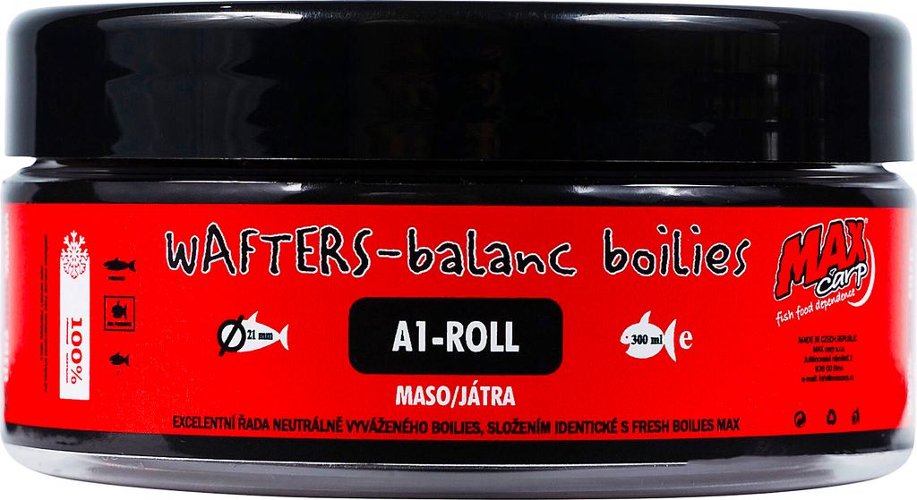 Max Carp A1-Roll Wafters 21mm Hakenkugeln 300ml