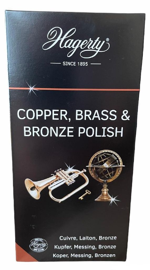 Hagerty A100425 Lucido per Ottone, Bronzo e Ottone, 250ml Immagine del prodotto 
