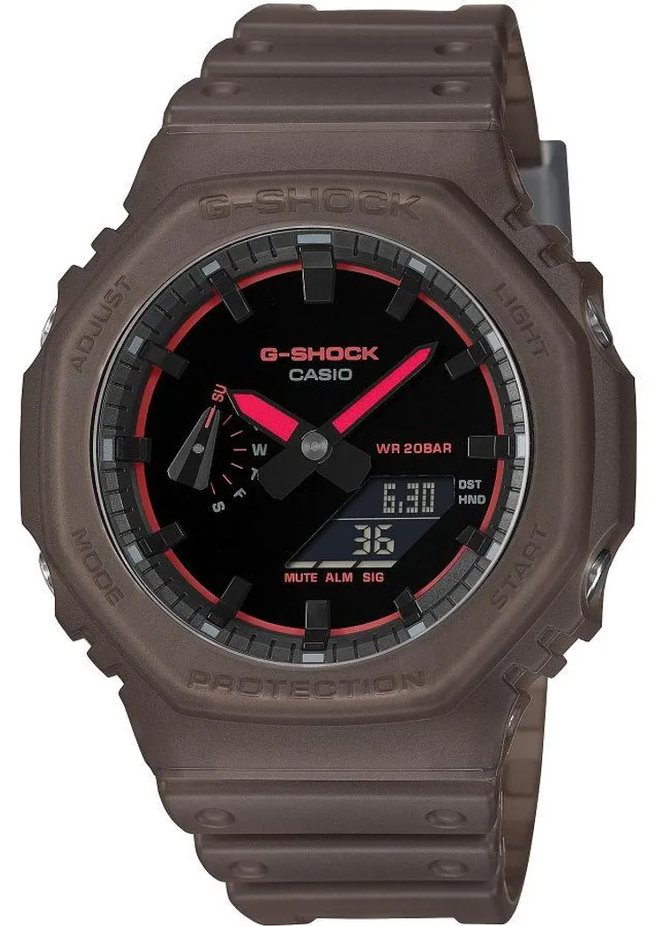 Casio G-SHOCK GA-2100K-5AER Marron : Fini les Montres Cassées ou Fragiles